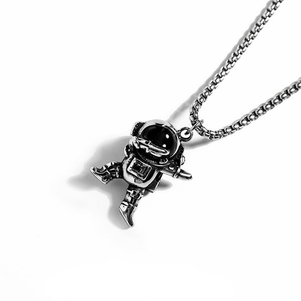 Ανδρική αλυσίδα με κρεμαστό αστροναύτη