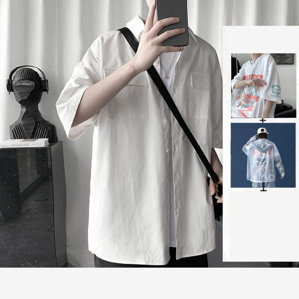 Uus mudel meeste lai tasku ja 3/4 varrukatega särk