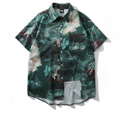 Cămașă lată modernă cu model cu model - diferite modele