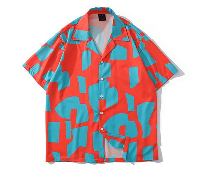 Cămașă lată modernă cu model cu model - diferite modele