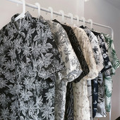 Cămașă casual pentru bărbați cu mâneci scurte și guler clasic - mai multe culori