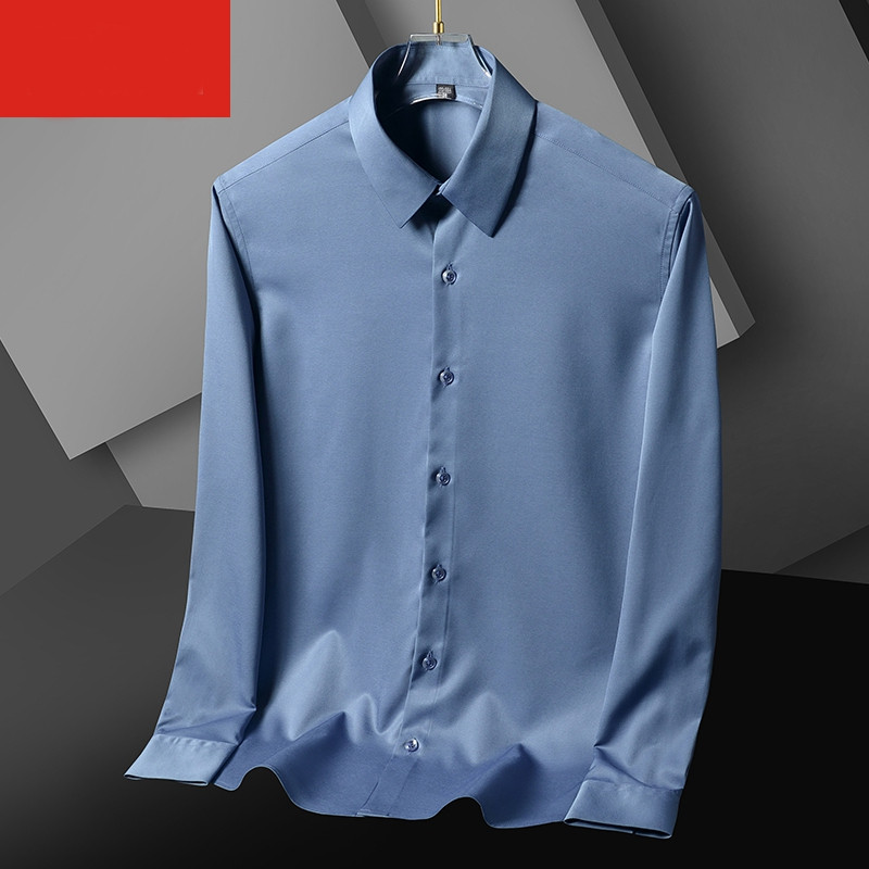 Cămașă bărbătească model uni cu mâneci scurte sau lungi