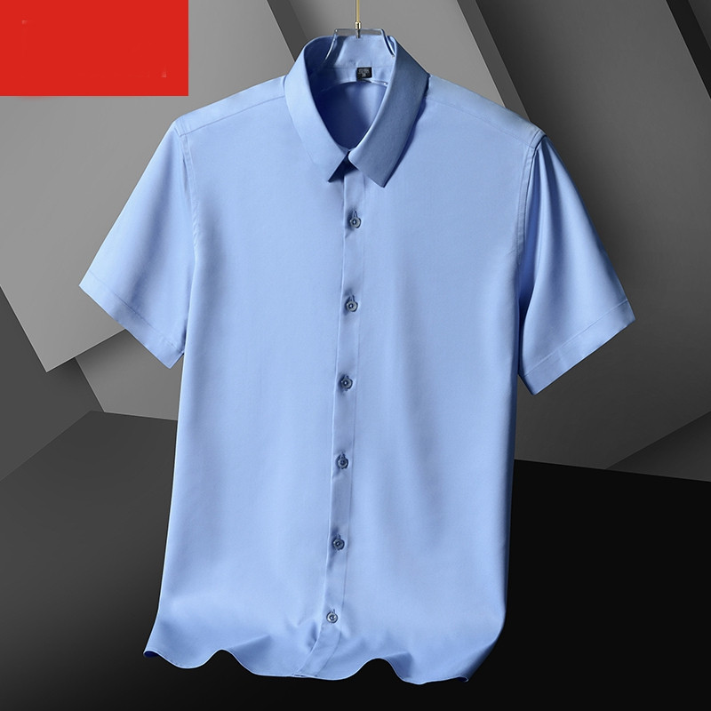 Cămașă bărbătească model uni cu mâneci scurte sau lungi