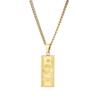 Ανδρική ατσάλινη αλυσίδα με μενταγιόν