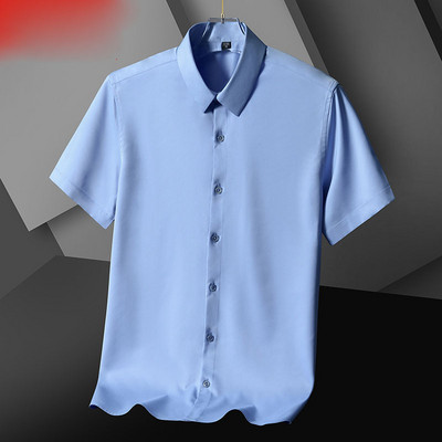 Μοντέρνο ανδρικό πουκάμισο με κλασικό κολάρο - δύο μοντέλα