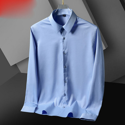 Μοντέρνο ανδρικό πουκάμισο με κλασικό κολάρο - δύο μοντέλα