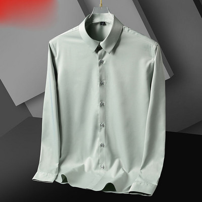 Μοντέρνο ανδρικό πουκάμισο με κλασικό κολάρο - δύο μοντέλα