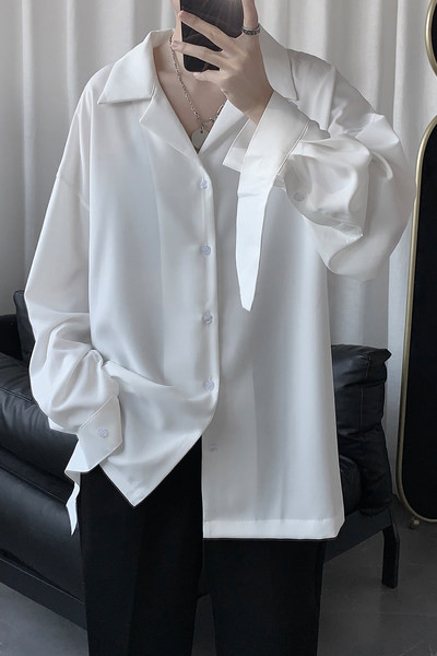 Camasa barbateasca model dreapta cu guler clasic