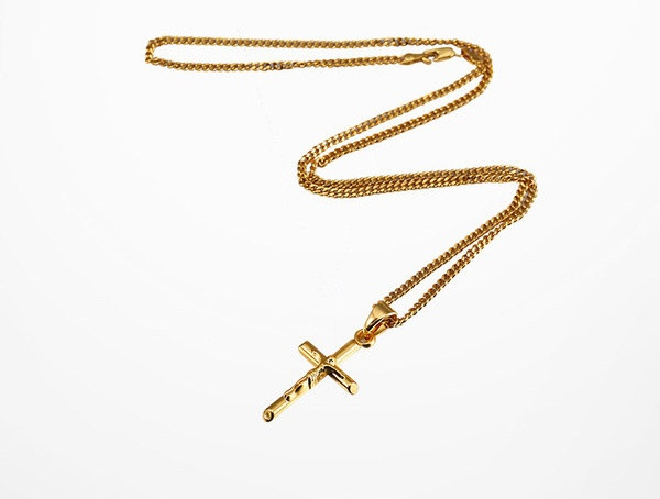 Moderan muški lanac s privjeskom u obliku križa