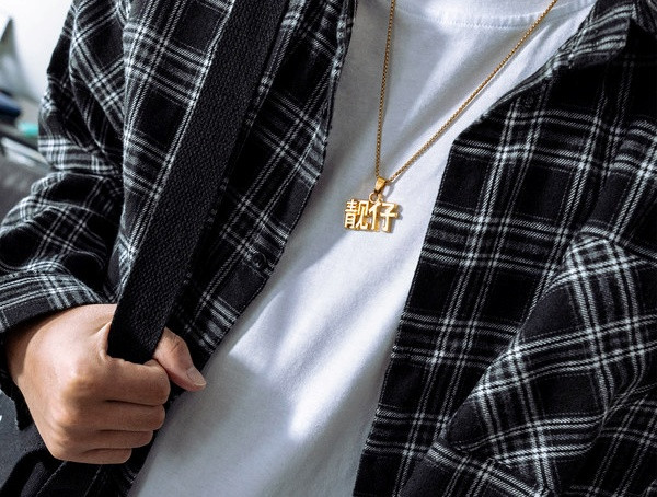 Καθημερινή ανδρική αλυσίδα με μενταγιόν