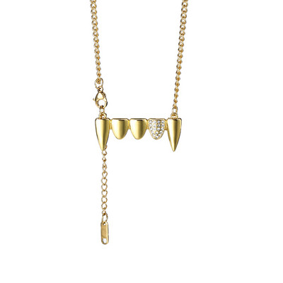 Lanț modern pentru bărbați cu pandantiv și pietre decorative