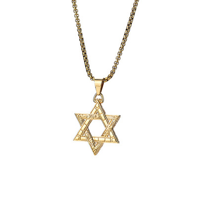 Μοντέρνα ανδρική αλυσίδα με αστέρι