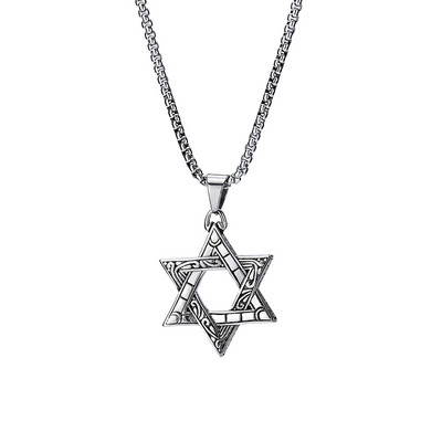 Μοντέρνα ανδρική αλυσίδα με αστέρι