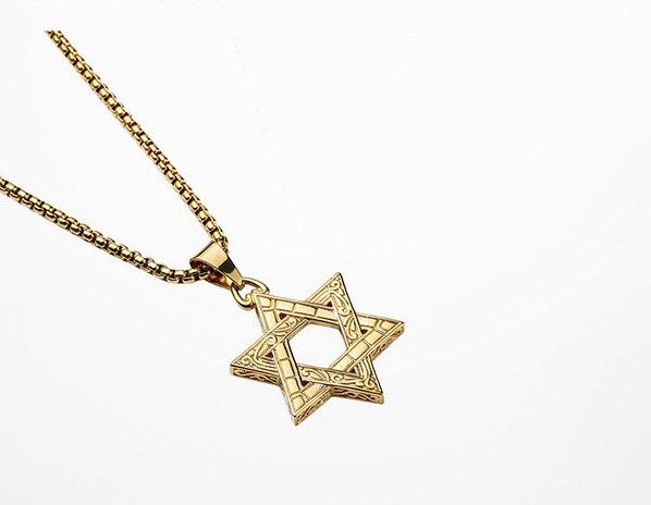 Μοντέρνα ανδρική αλυσίδα με αστέρι