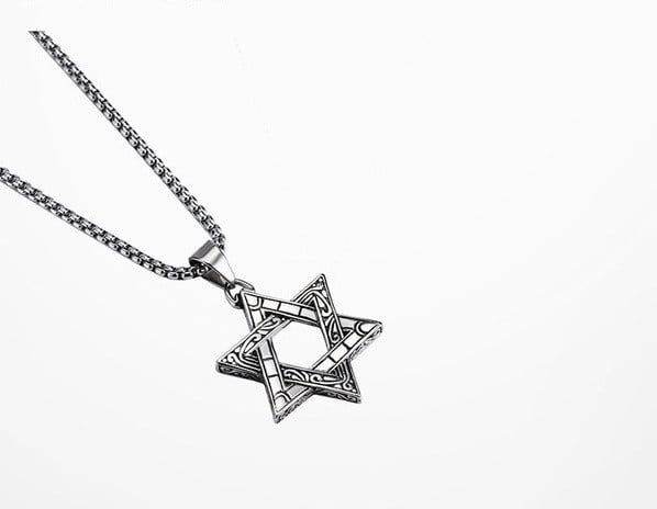 Μοντέρνα ανδρική αλυσίδα με αστέρι