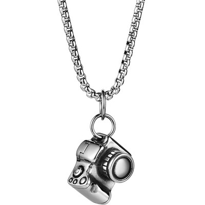 Lanț lung pentru bărbați modern cu pandantiv pentru cameră