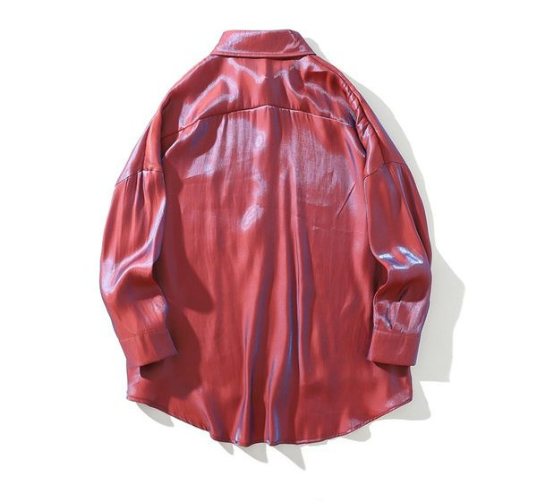 Cămașă pentru bărbați cu guler clasic și mâneci lungi