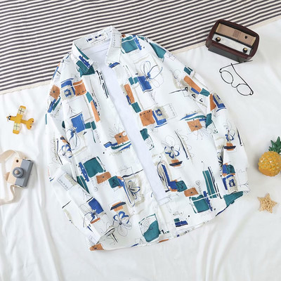 Jauna modeļa vīriešu krekls ar klasisku apkakli un garām piedurknēm