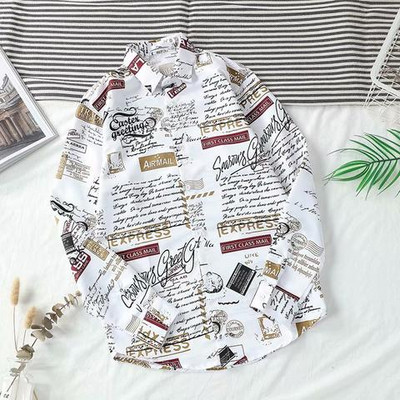 Jauna modeļa vīriešu krekls ar klasisku apkakli un garām piedurknēm