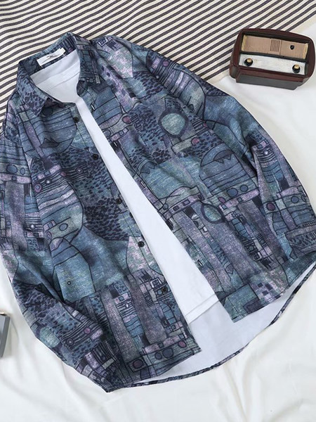 Jauna modeļa vīriešu krekls ar klasisku apkakli un garām piedurknēm