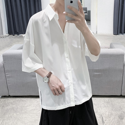 Camasa de vara barbati cu maneci 3/4 model lat