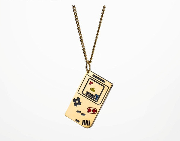 Lanț modern pentru bărbați din oțel cu pandantiv