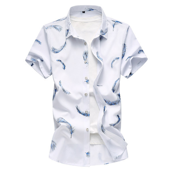 Cămașă casual bărbătească cu guler clasic - model mulat