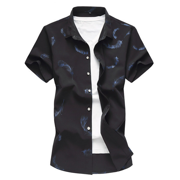 Cămașă casual bărbătească cu guler clasic - model mulat