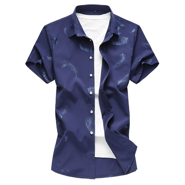 Cămașă casual bărbătească cu guler clasic - model mulat