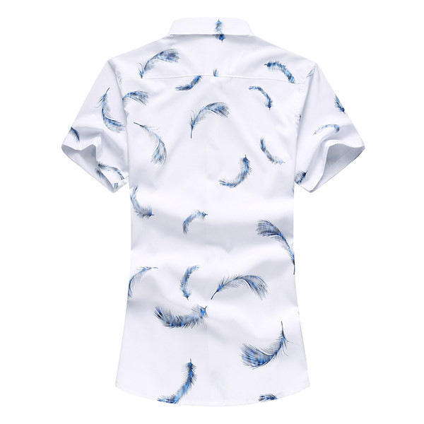 Cămașă casual bărbătească cu guler clasic - model mulat