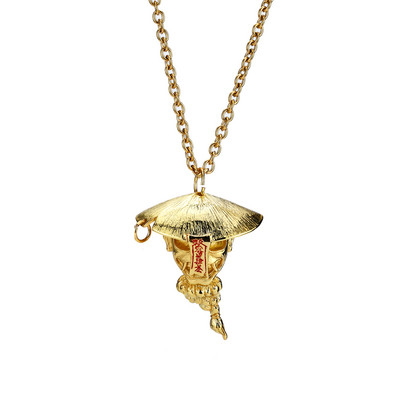 Moodne meeste teraskett ripatsi ja kirjaga