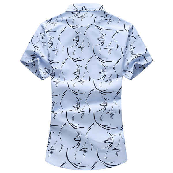 Jauna modeļa piegulošs vīriešu krekls ar klasisku apkakli un rakstu