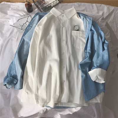 Cămașă casual de primăvară cu mâneci lungi pentru bărbați