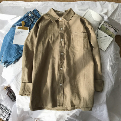 Cămașă casual de primăvară cu mâneci lungi pentru bărbați