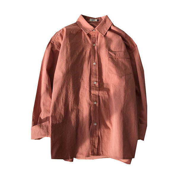 Cămașă casual de primăvară cu mâneci lungi pentru bărbați