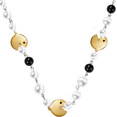 Lanț modern pentru bărbați cu perle decorative