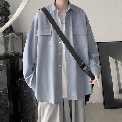 Camasa barbati model larg cu buzunare