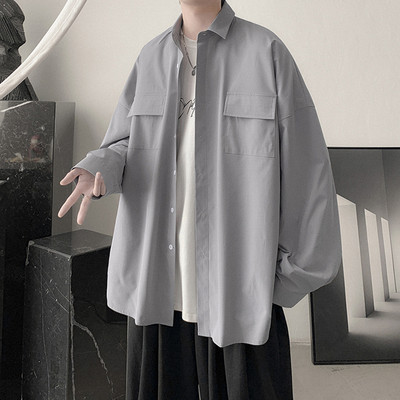 Camasa barbati model larg cu buzunare