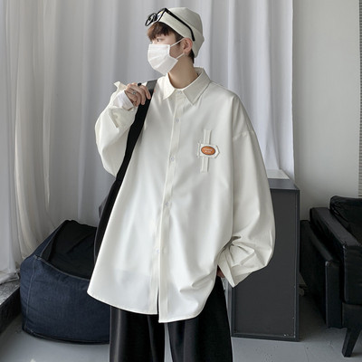 Φαρδύ πουκάμισο για άντρες με έμβλημα