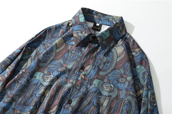 Cămașă pentru bărbați în stil retro, cu guler clasic și mâneci lungi