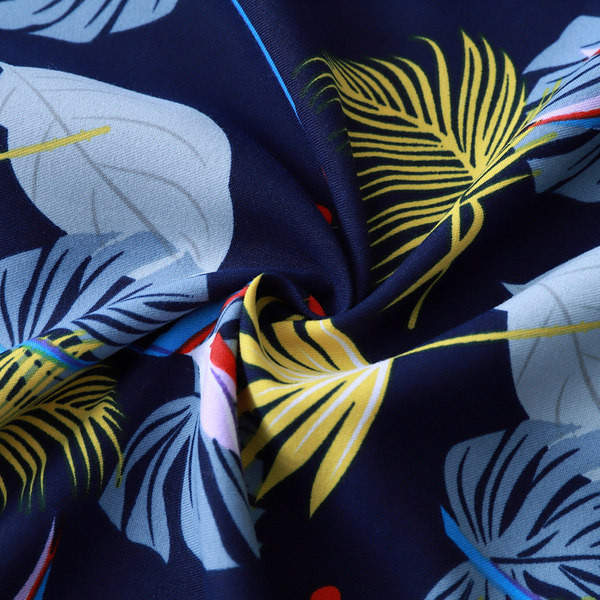 Cămașă casual bărbătească cu imprimeu și mâneci lungi