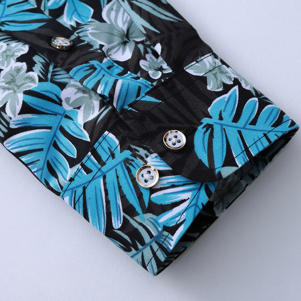 Cămașă casual pentru bărbați, cu guler și mâneci lungi