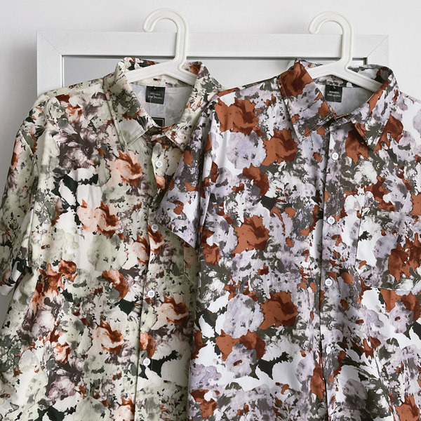 Cămașă pentru bărbați cu mâneci scurte și guler clasic