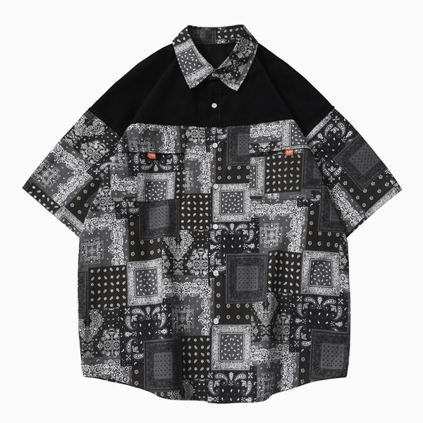 Cămașă casual bărbătească cu nasturi și guler clasic