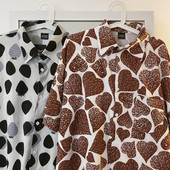 Ανδρικό πουκάμισο με κλασικό κολάρο και κουμπιά