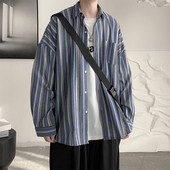 Camasa in dungi model lat cu nasturi