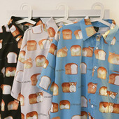 Ανδρικό πουκάμισο με απλικέ και κλασικό κολάρο και κοντά μανίκια