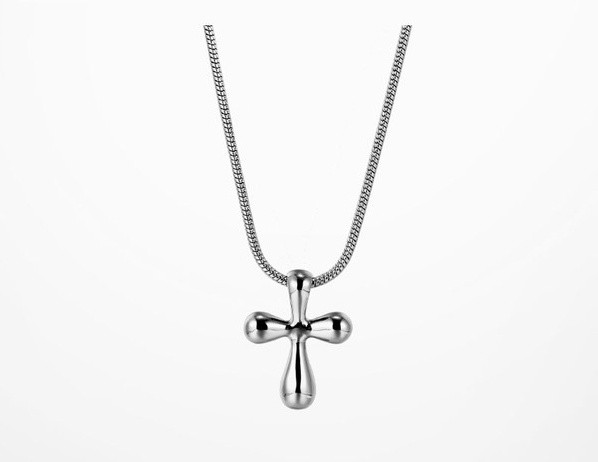 Aktuālā vīriešu ķēde ar krusta piekariņu