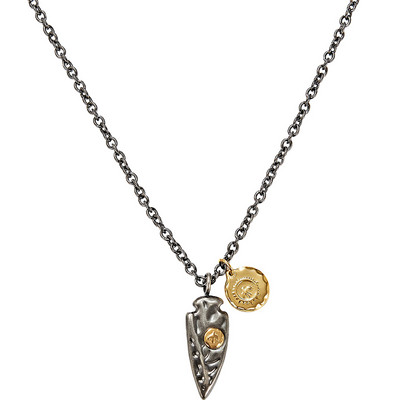 Lanț bărbătesc elegant cu pandantive