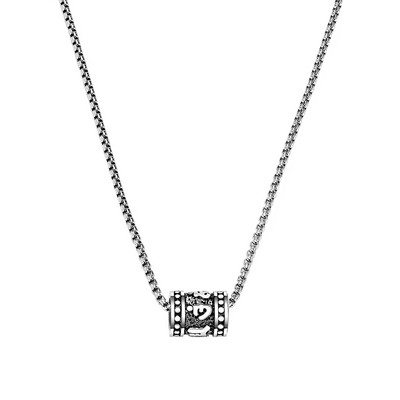 Lanț metalic bărbătesc cu pandantiv